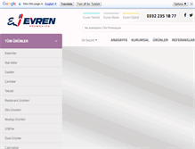 Tablet Screenshot of evrenpromosyon.com